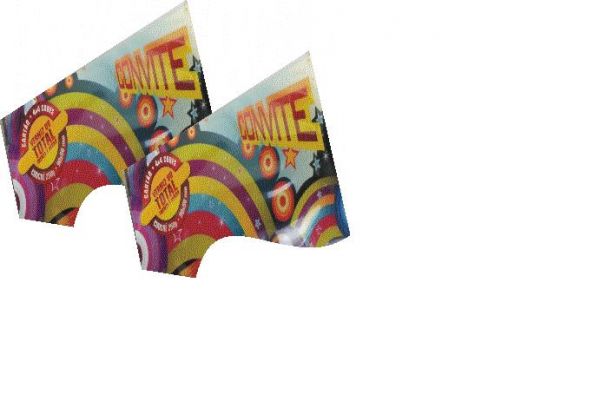 1000 Adesivos Vinil - 4x5cm
