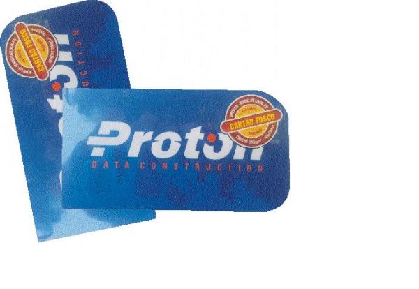 1000 Cartão de Visita 4x0 - 2 Cantos Arredondados